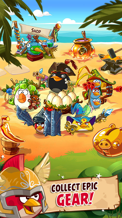 Angry Birds Epic 3.0.27463.4821 - بازی حماسه پرندگان خشمگین + مود + دیتا